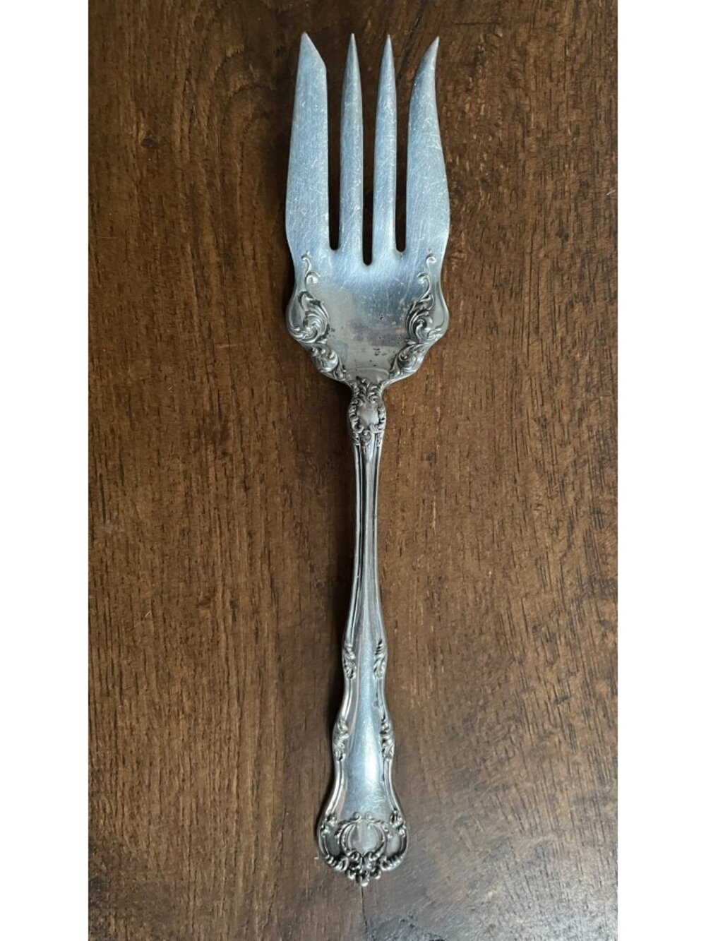 Argyle 1913 International Silverplate Antique Meat Fork Eaton Backstamp Vintage